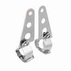 2pcs Motorcycle Headlight Mount Brackets Fork Racer 28mm-34mm Fit for     (Black)