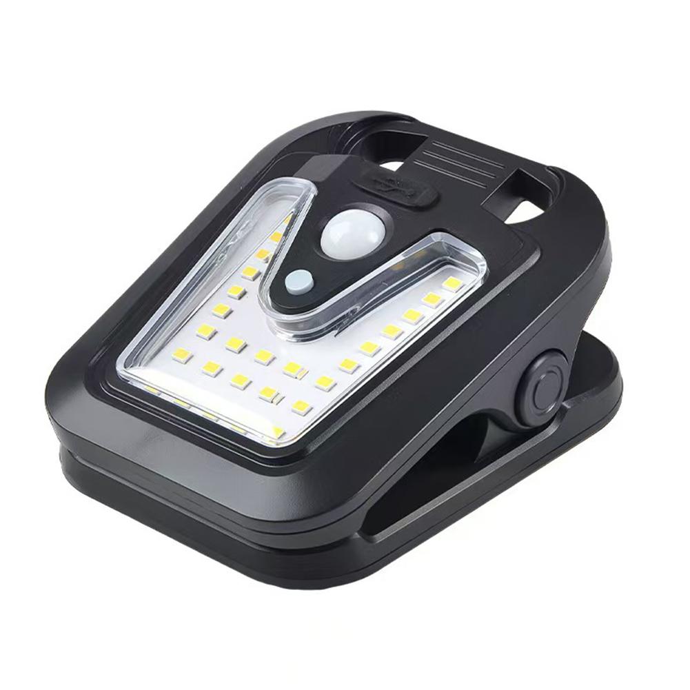 

Solar Powered Courtyard Lamp, Household Garden Lighting, Human Body Sensing Multifunctional Outdoor Clip on Lawn Lamp