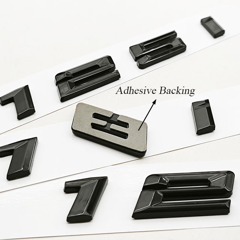 NEW 3D ABS Car Letters Logo 118i 120i 125i Rear Trunk Badge Emblem Sticker For BMW 1 Series 118i 120i 125i F40 Tail Marking