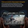 1 Set Mobile Game Handle Gamepad Joystick Triggers Button Foldable Plug and Play Auxiliary Gaming Controller for IOS for Android Phone