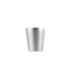 Großvolumige Unzerbrechliche Bar-Tasse aus Edelstahl Diamanthammer Tasse Bierbecher Pint-Becher Wasserbecher Kaffeetasse