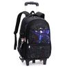 Schulrucksack für Kinder Jungen mit Rollen Tasche Schülerrucksack Trolley Schultasche mit Rädern Rollendes Gepäck Buchtasche