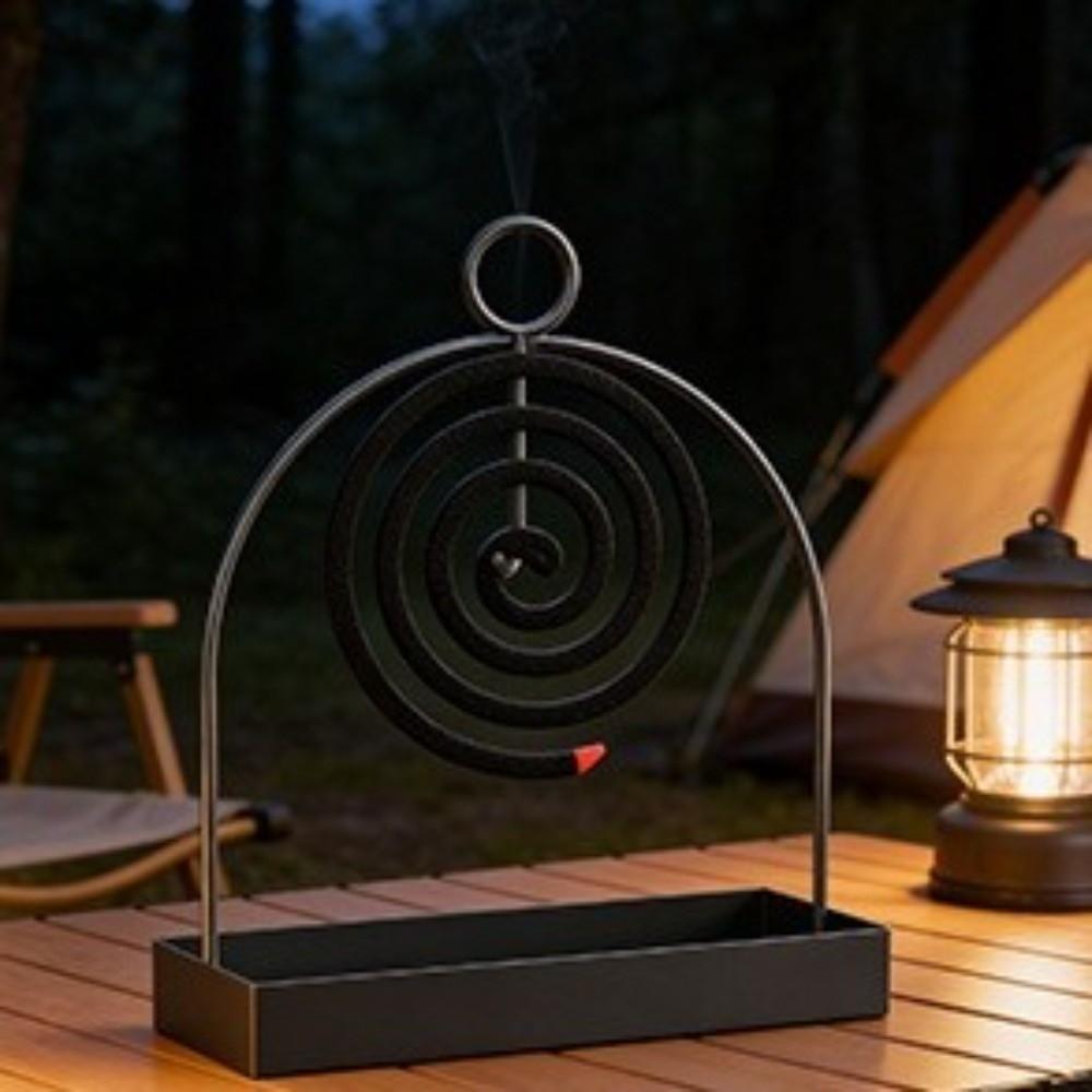 Anti Scalding Incense Holder Rustproof Coil Incense Burner Coil Vertical Stand  Indoor Use