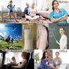 1 Pair Running Graduated Pressure Leg Area Warmers 20-30Mmhg For Running Marathon Cycling Football Varicose Veins Hosiery For Men'S Active Socks