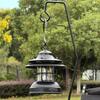 21.1in Camping Lantern Stand with Magnetic Base Wrought Iron Retro Desktop Lantern Stand Pole for Fishing Backpacking