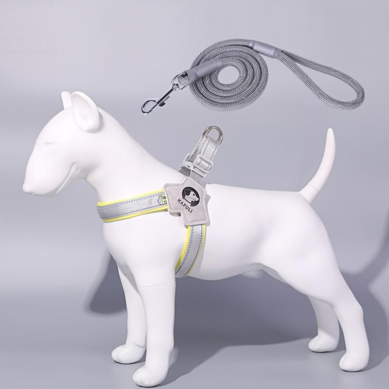 1pcs Y-shaped Dog Chest Strap With Dog Leash Reflective And Breathable Dog Harness Adjustable Pet Walking Leash