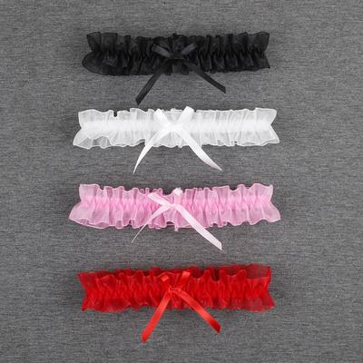 Frauen Bogen Bein Ring Sexy Dessous Spitze Floral Strumpfbänder Gürtel Bowknot Bein Schleife Hochzeit Braut Cosplay Mode Mädchen Strumpf Ring