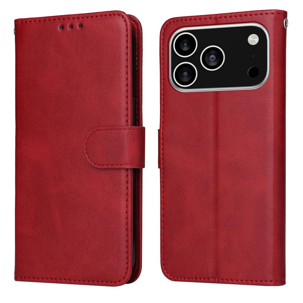Etui portfelowe ze skóry PU typu folio na iPhone 17 Pro