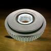 1Pack Silver Quick Release Nut Clamping Grinder Plate, M14 Thread Power Chuck Tools Self-locking
