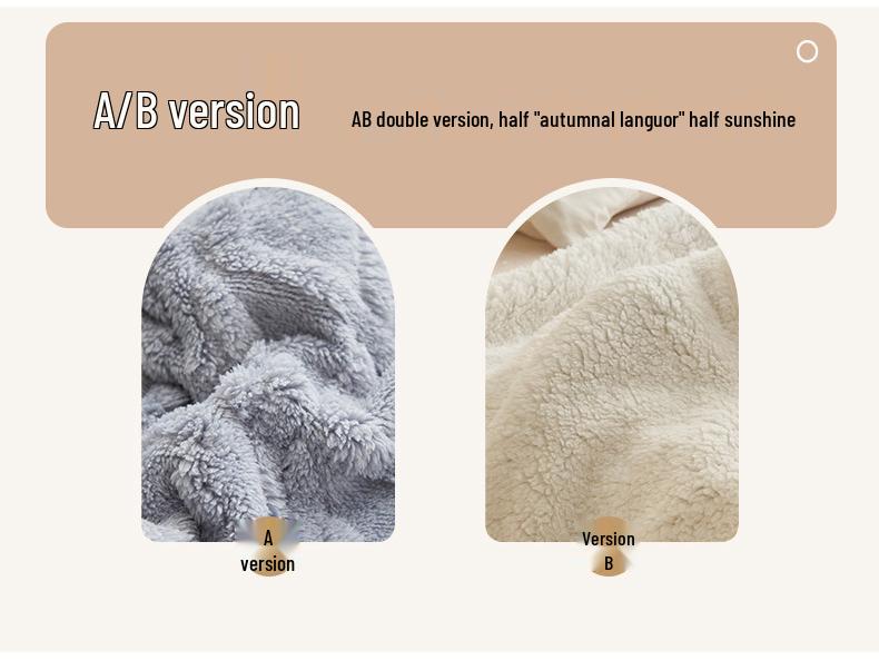 Autumn & Winter Taff Velvet Coral Fleece Blanket for Sofa or Office