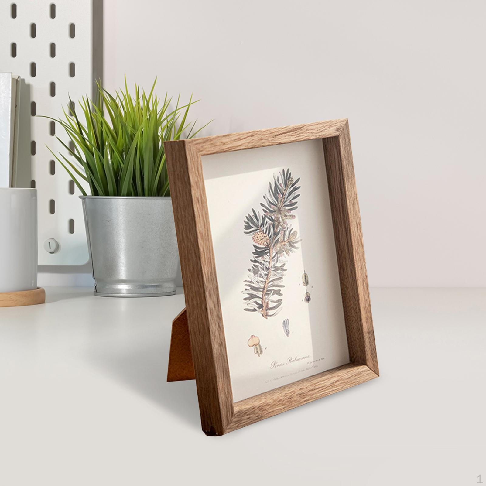 

for Photos, Wood Holder Gallery Wall Or Tabletop Use коричневий