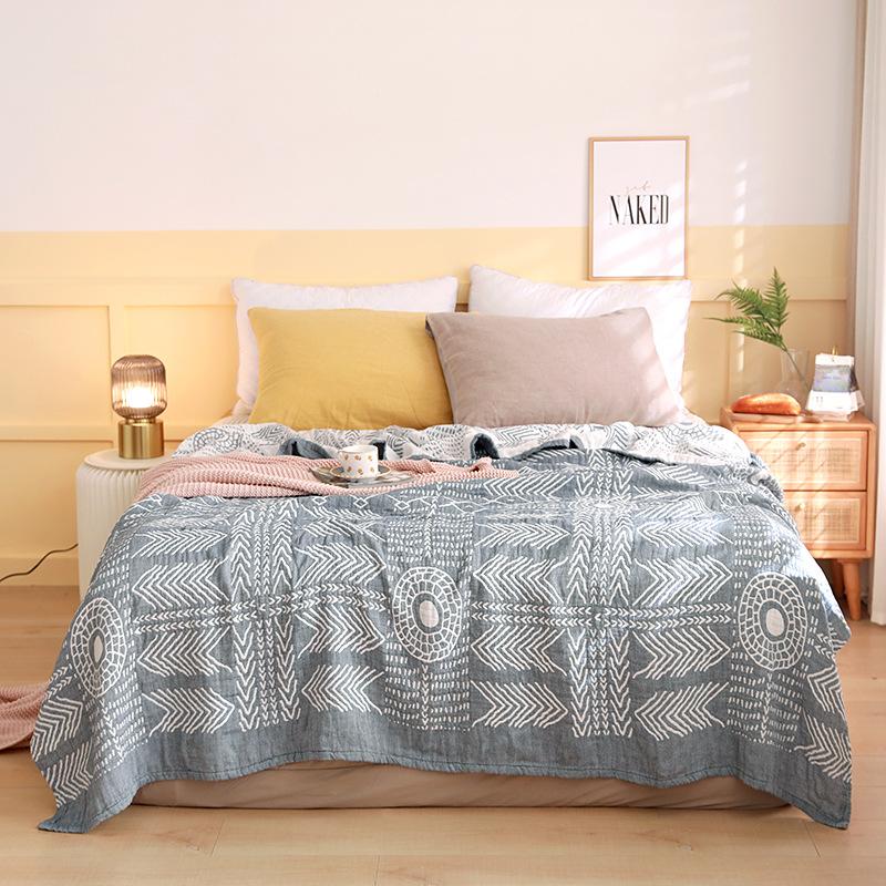 Triple Layer Gauze Towel, Single and Double Adult Cotton Bed Sheet, Summer Air Conditioning, Summer Cooling, Nap Blanket