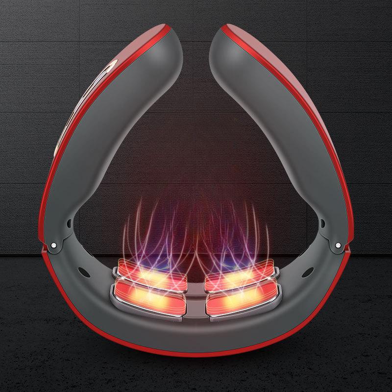 Massager Intelligent Neck Massager Pulse Heating Physiotherapy Device Heat Compress Neck Protection Device Shoulder and Neck Cervical Spine Device