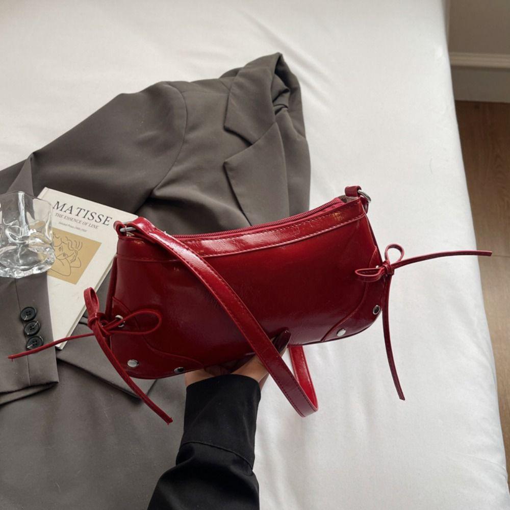 Designer Shoulder Bag Solid Color Women Handbag Fashion Armpit Bag Girls