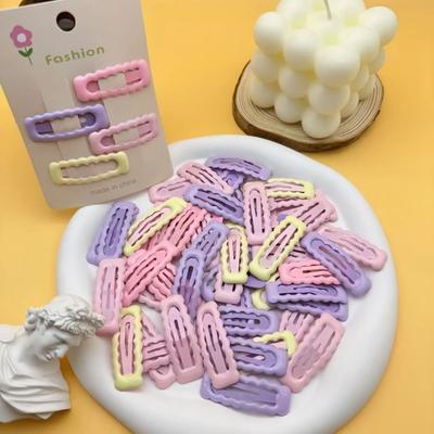 4pcs Wave BB Clip Cute Cream Colored Versatile Hair Clips Fringe Hair Accessory Suitable for Daily Wear Festival Gifts for Girls