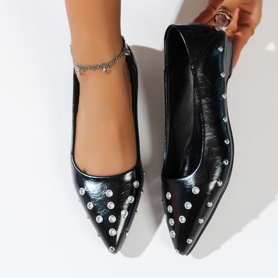 Damen Ballerinas Mode Sexy Spitzschuh Flache Schuhe für Damen Elegant Herbst Neuer Trend Designer Loafer Bequeme Outdoor Sneaker Damen