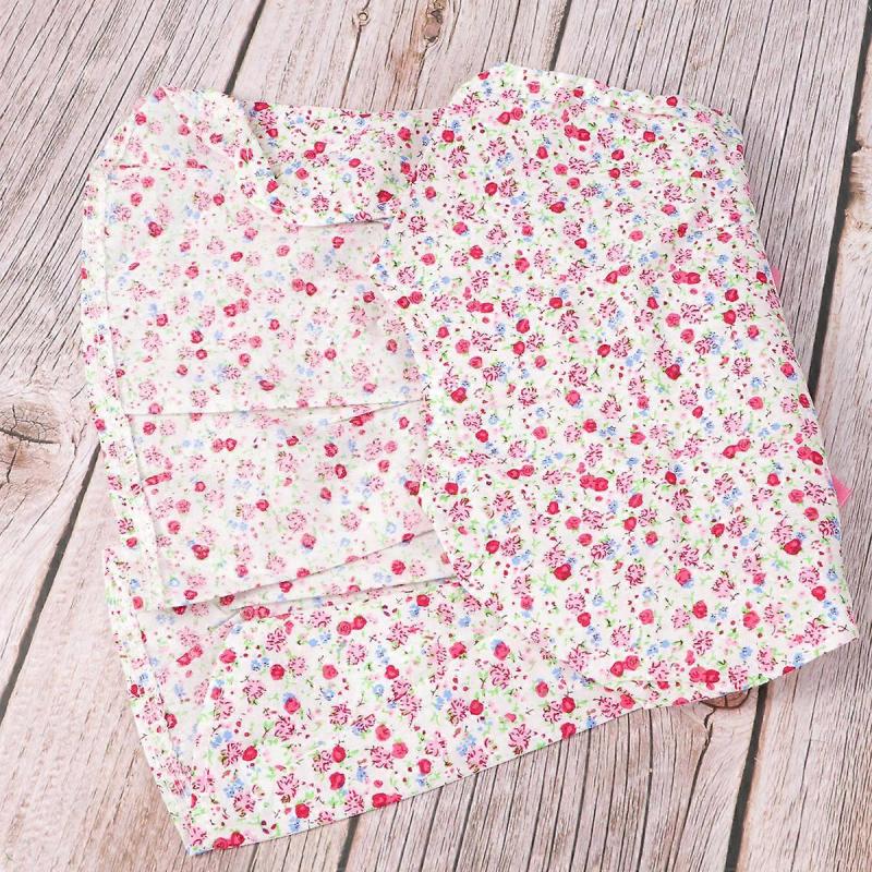 Pet Dress Pink Floral Bowknot for Walking Size Xl