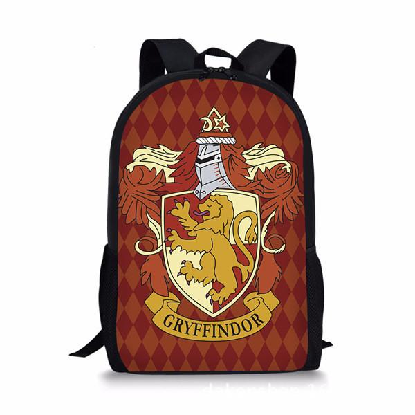 Harry Potter Student Backpack With Large Capacity Nylon Bookbag For Daily Use