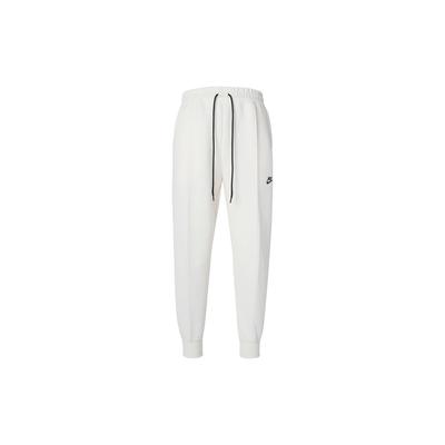 Sportbekleidung Tech Fleece Einfarbig Kordelzug Bündchen Lässige Strick-Jogginghose Damen Jogginghose Weiß FB8331-110