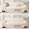 Nordic Cotton Chenille Full Sofa Cover with Tassel All Non-slip Solid Color Arch Shape Sofa Cloth Towels Anti-cat Scratch Blanke