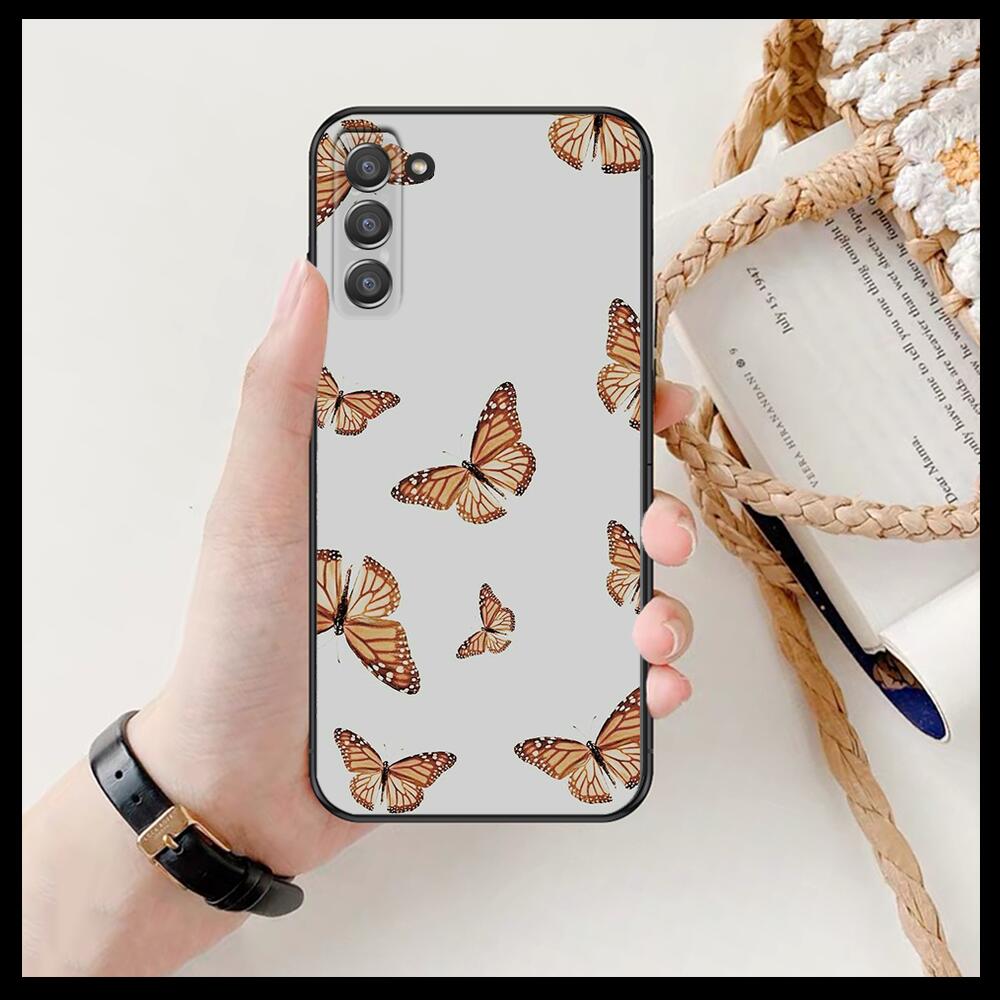 Husă de telefon cu model frumos de fluturi Pentru SamSung Galaxy s6 s7 S8 S9 S10E S20 S21 S5 S30 Plus S20 fe 5G Lite Ultra Edge
