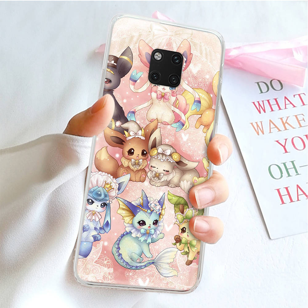 JP40 Pokemon Transparent Case for Samsung A04 A14 A23 M33 M53 Realme 10 9 C35 C55 VIVO Y02 X80 Infinix Hot 30 Note 11 Tecno Spark 8P Pro