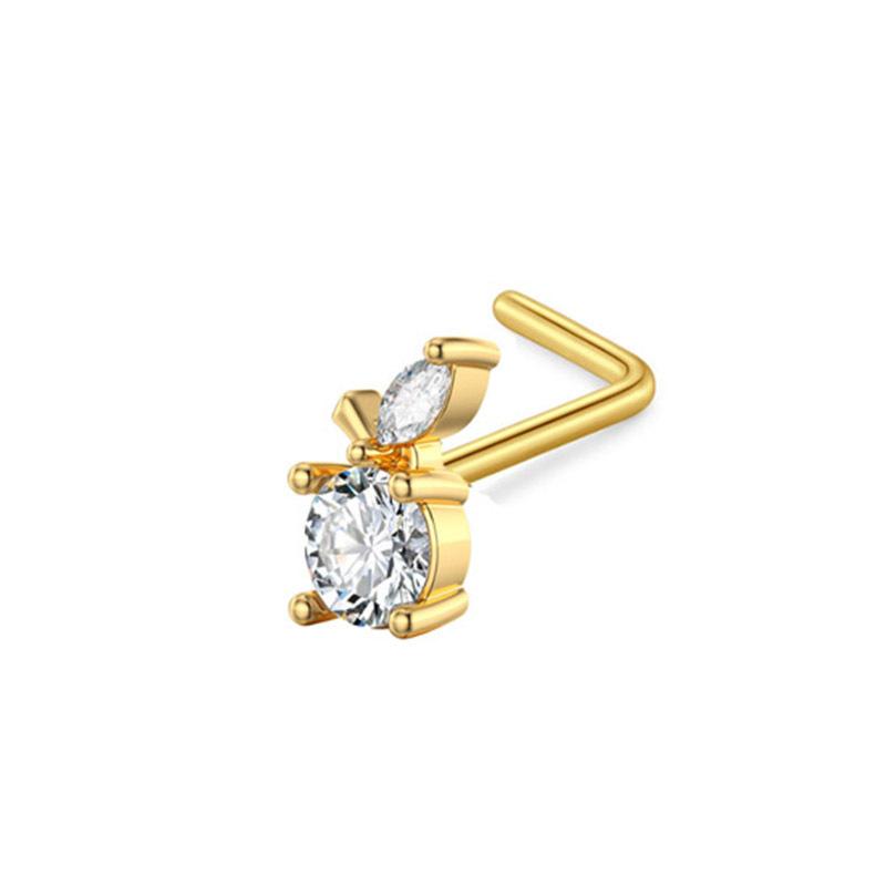 Push L Ring Beneweds Aaa Aaa Poilllar Nasal Nasal Ring Øredobber Stranging smykker