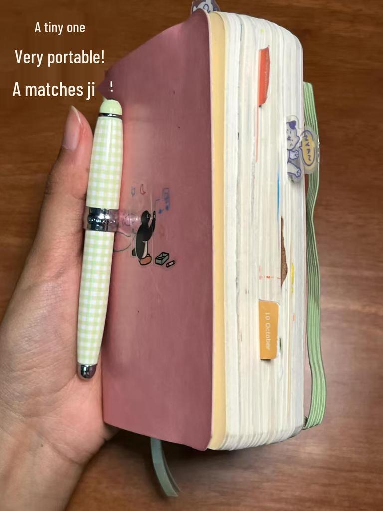 Xiaohongshu Style: Cute Penguin Portable Student Notebook & Planner