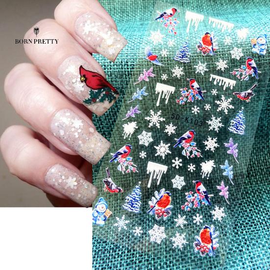 Langlebige Nagelaufkleber, Nägel, Ornamente, DIY, exquisit geprägt