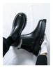 Retro British Style Men's High-top Martin Chelsea Boots - Large Size, Thick Sole, Versatile Workwear Design.