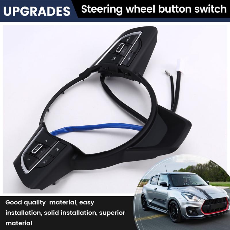 Car Multi-Functional Steering Wheel Cruise Control Buttons Music Volume Buttons For Suzuki Jiminy Swifts NT-P2262020