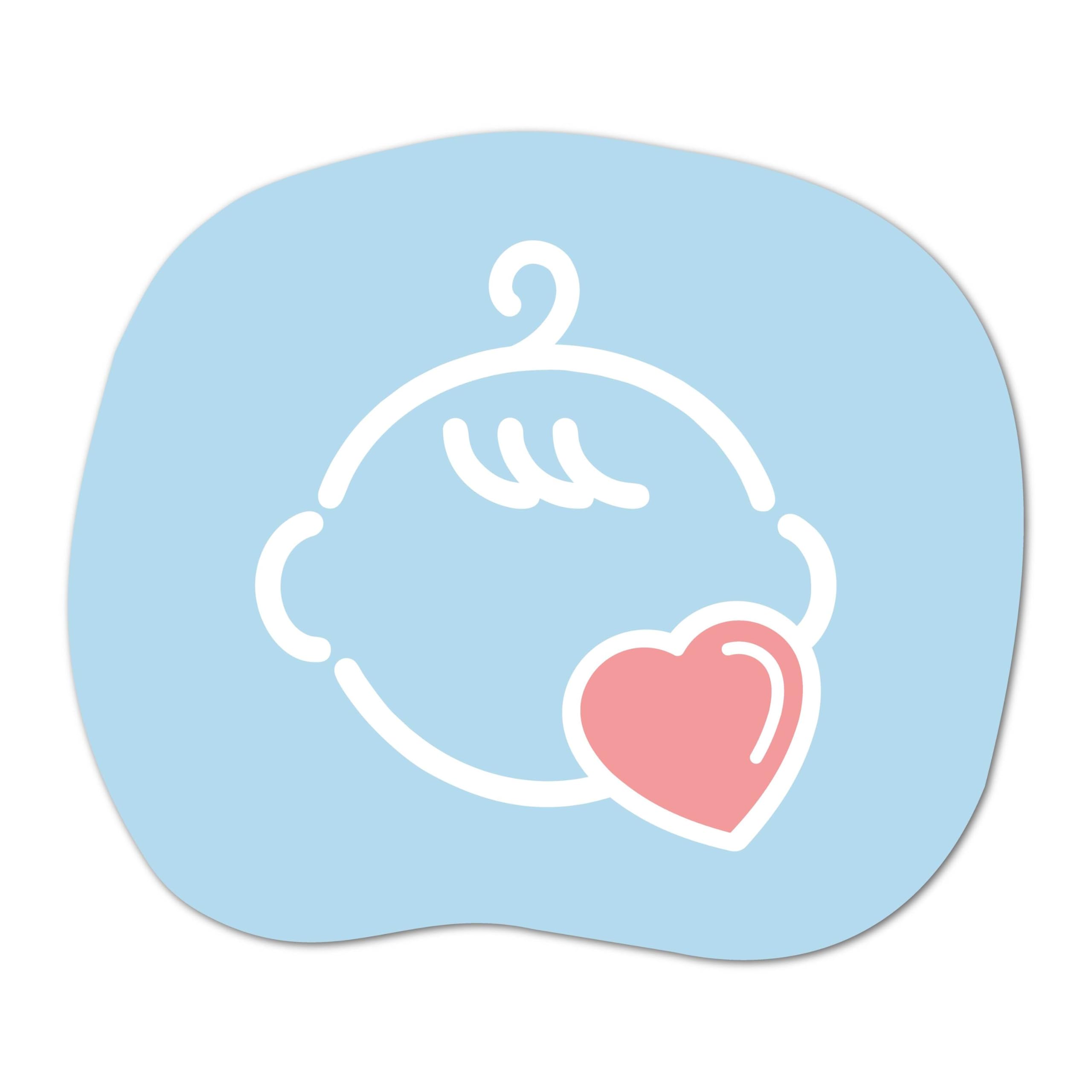 baby in car Baby on board Sticker Seal Nuance [Blue] синий