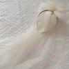 Flowing Bow Veil Hair Hoop Polyester Bridal Tulle Fashion Girls Head Gauze  Party Cosplay