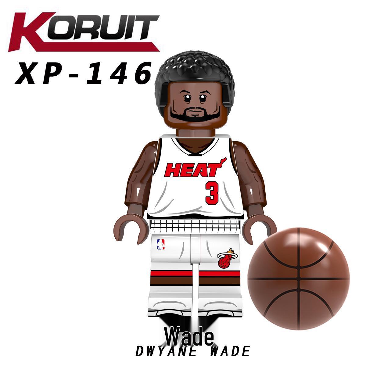 KT1021 Sports Basketball Star Building Block Figure Toy
