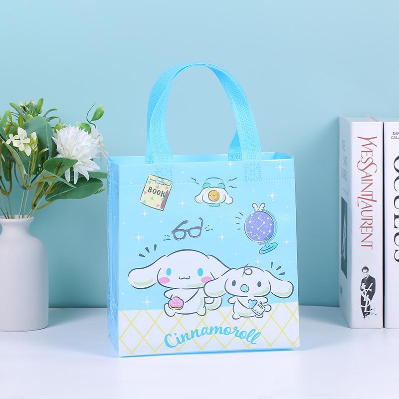 Cross-Border Explosion Sanrio Cartoon Student Tote Bag, Creative Non-Woven Shopping Bag