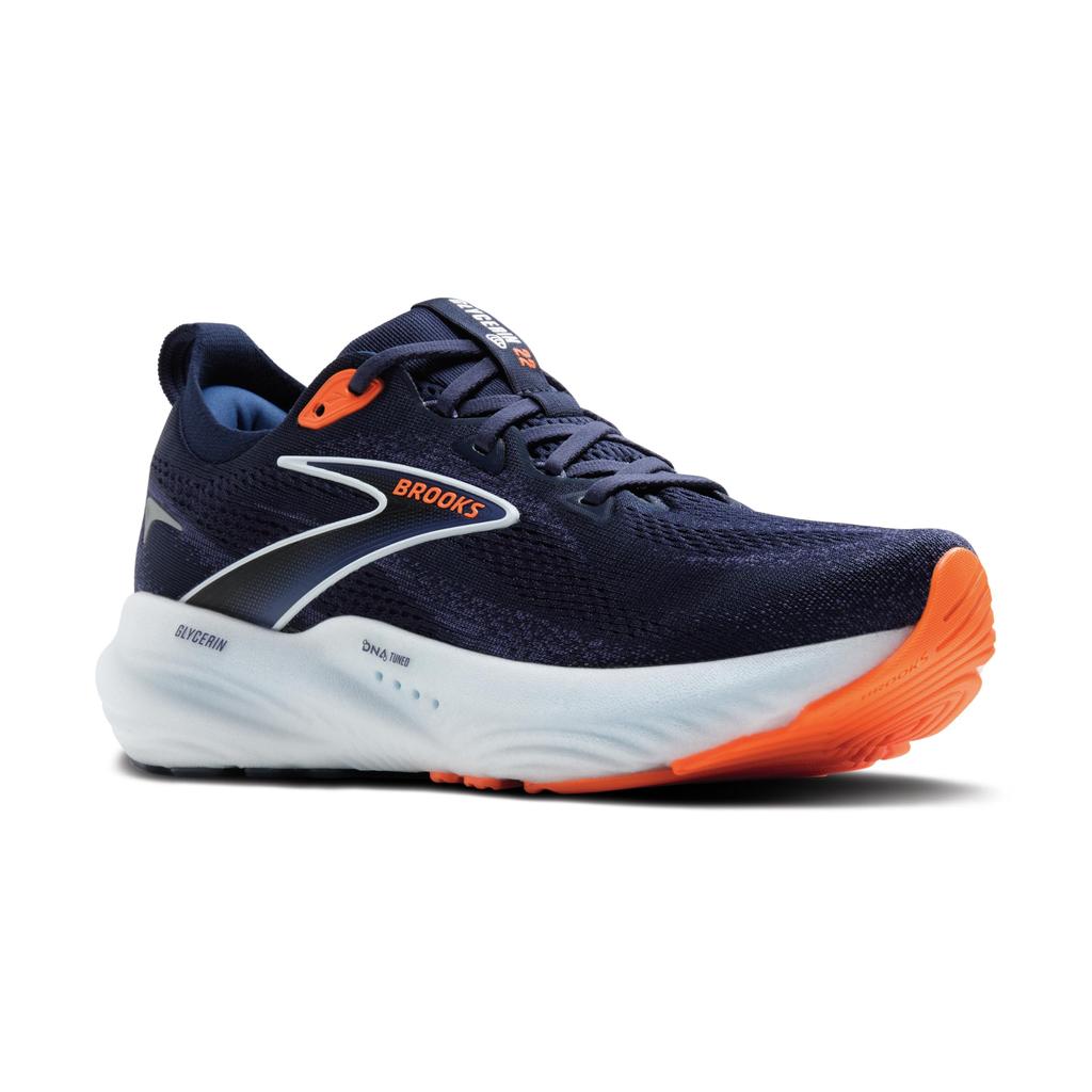 Running Shoes Sneakers Glycerin 22 BRM4453 Navy cm D [Brooks] Men's 28.0