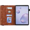 Suitable for Samsung T307U Tablet Leather Case Xiaomi 4 Tablet Retro Matte Calf Pattern Embossed Card Holder