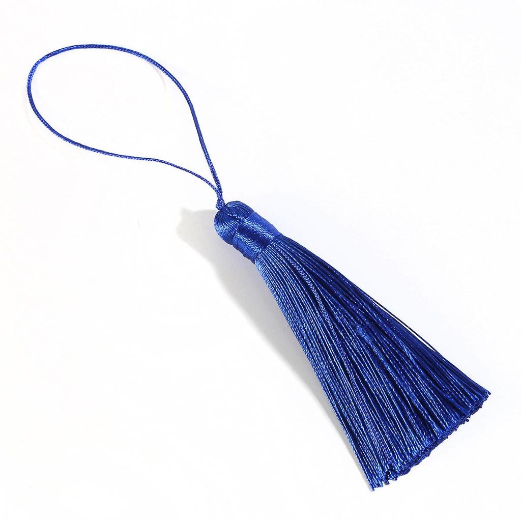 Polyester Seidenquaste Hängende Quaste mit Spitze für DIY Schmuckherstellung Zubehör Bastelarbeiten