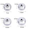 1Pc Aluminum Cup Type Oil Filter Cap Wrench Socket Auto Hand Removal Tool