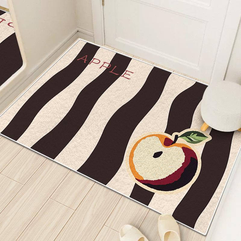 Household Toilet Floor Mat Bathroom Absorbent and Dirty Mat Bedroom Toilet Door Mat Entry Mat Carpet