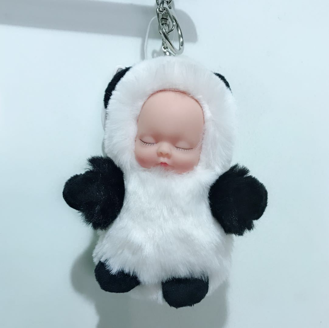 

10 см Длинноволосый спящий милый ребенок брелок имитация милый спящий ребенок автомобиль аксессуары сумка кулон 10cm sleeping cute