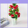 Artificial Rosa Rugosa Thunb Plant With Silk Flowers For Home Decor And Gift Giving