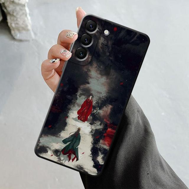 

Чохол для Samsung Galaxy S23 S22 S21 S20 Fe Ultra S10 S9 S8 Plus Note 20ultra 10plus Чохол Японський самурай Пейзаж чорнилом Samsung Note 10 Plus