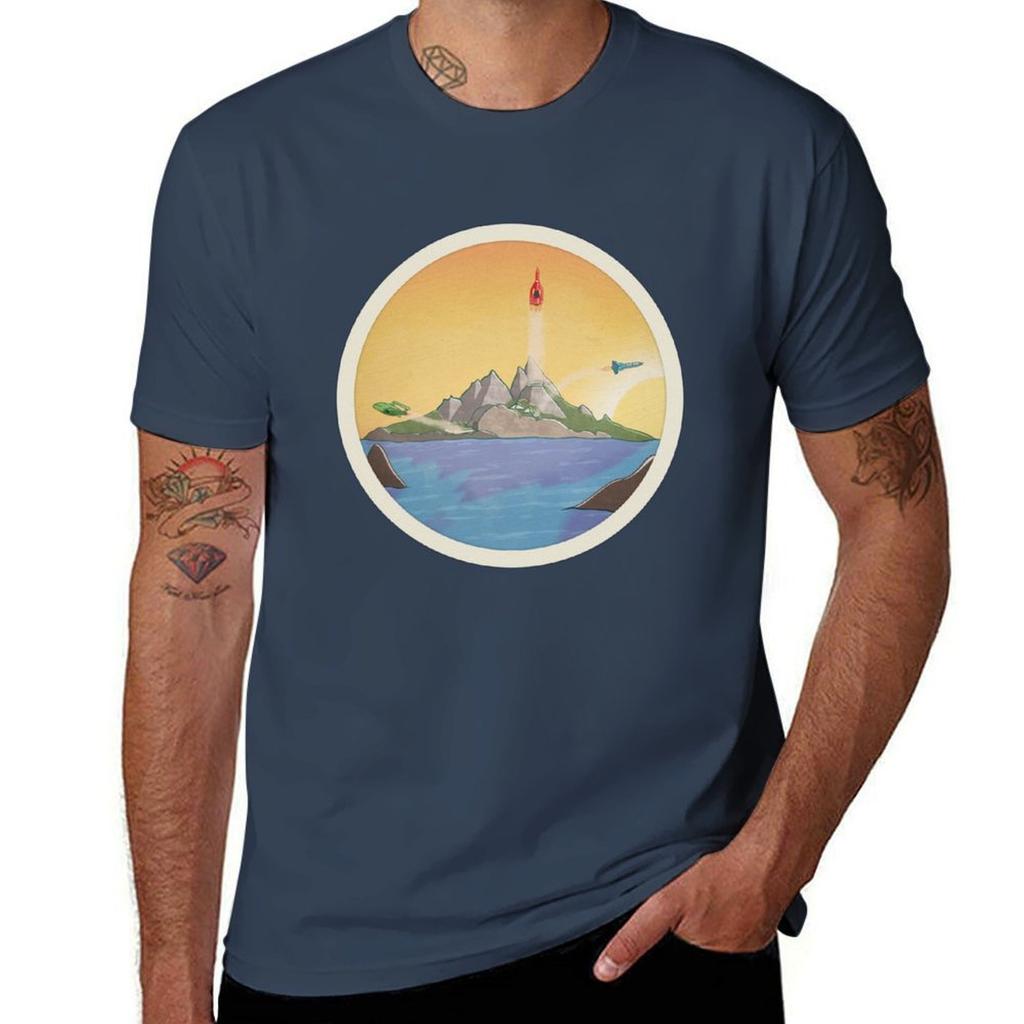 Tracy Island Launch TShirt Mechanic Work Tee Shirt