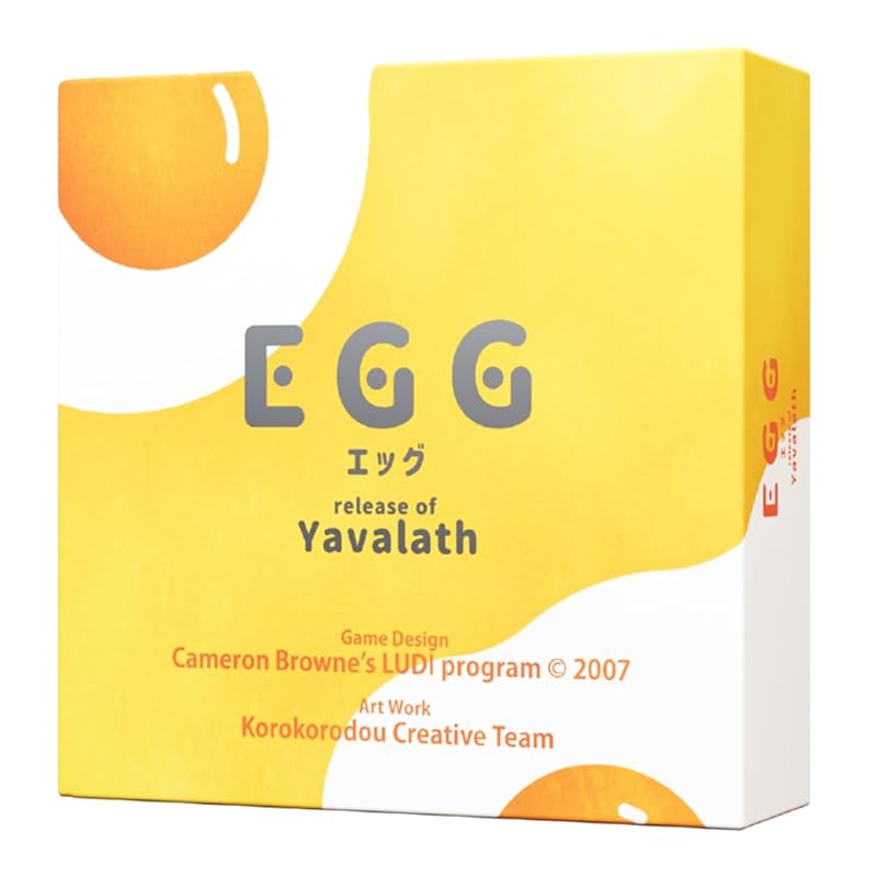 

ForGames Egg Release of Yabaras (2-3 players, 10 minutes, ages 8 and up) Board Game