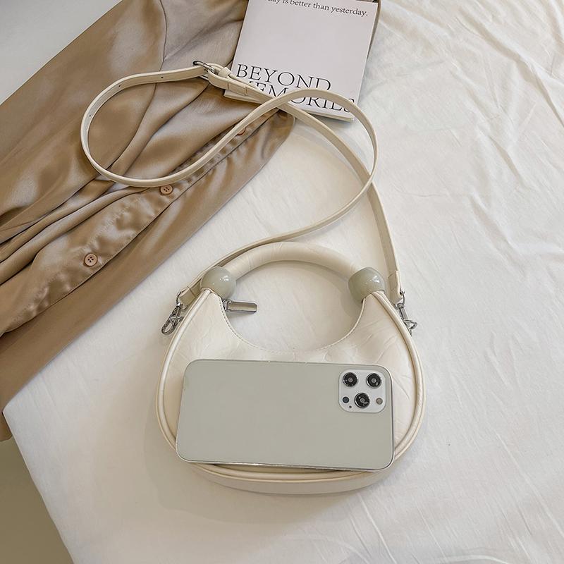 Handheld Fashion Dumpling Bag for Women  Summer New Trend Simple Shoulder Bag, Small and Versatile Crossbody Bag