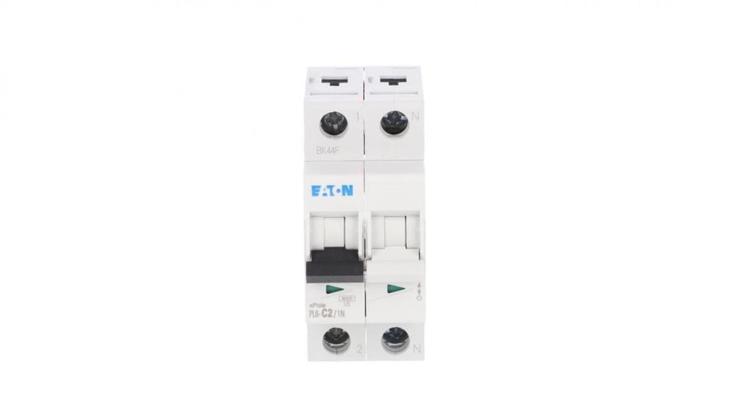 Circuit Breaker 1P+NC 2A 6kA AC PL6-C2/1N 106029