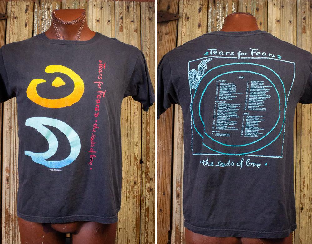 Vintage Tears For Fears The Seeds Of Love Concert  1990 Unisex T-Shirt M