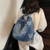 Denim Multifunctional Backpack Women's Large Capacity Tote Bag Shoulder Bag