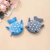 1PC Cartoon children's shark coin purse, plush zipper bag, data cable packaging, accessories, pendants, small gifts